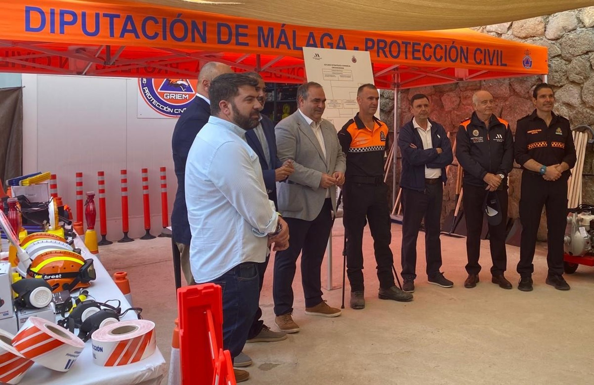La Diputación refuerza el equipamiento del dispositivo de Protección Civil en el Valle del Guadalhorce