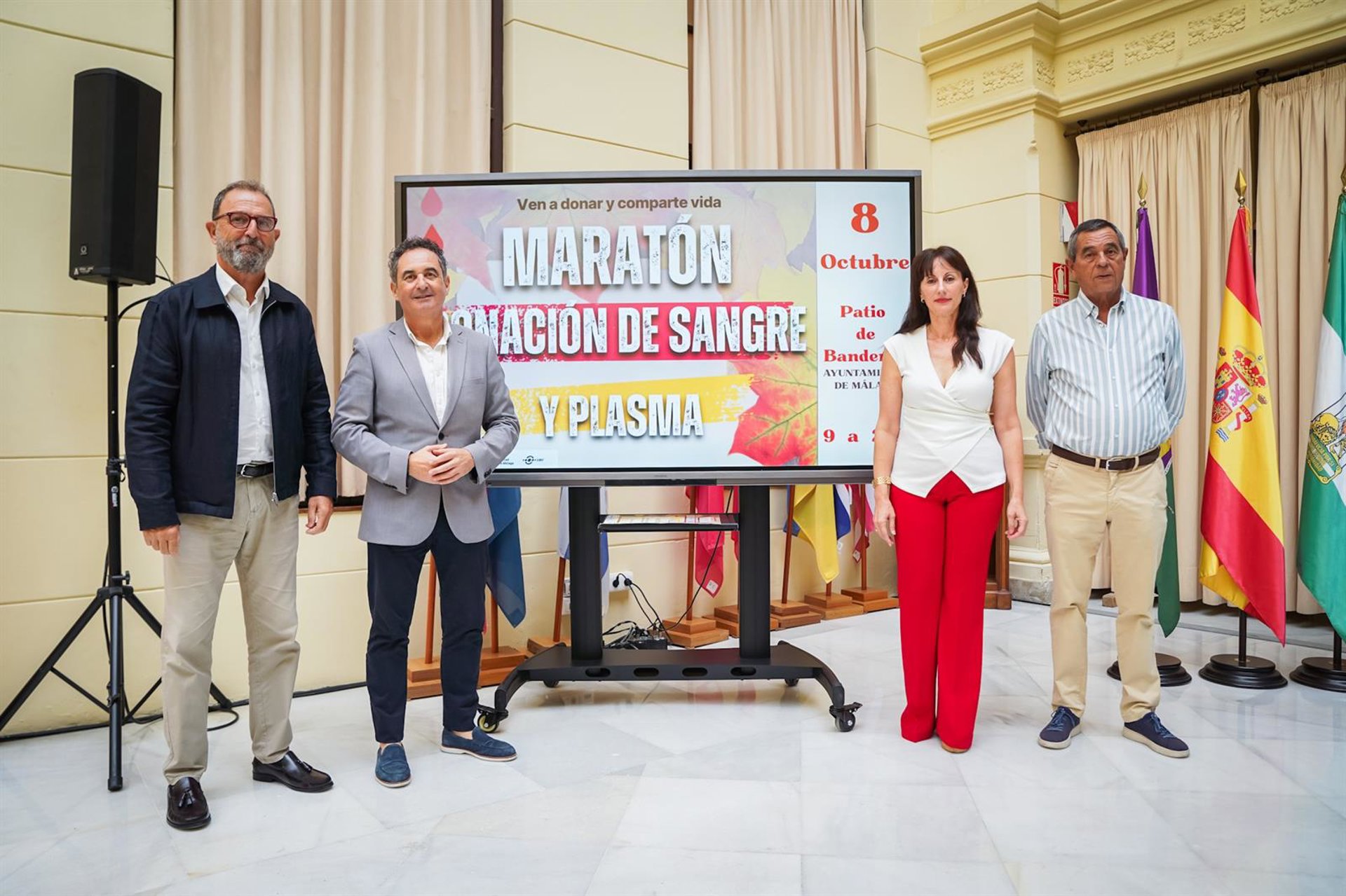 La XVII Maratón de Donación de Sangre se celebrará en el Ayuntamiento de la capital el próximo 8 de octubre