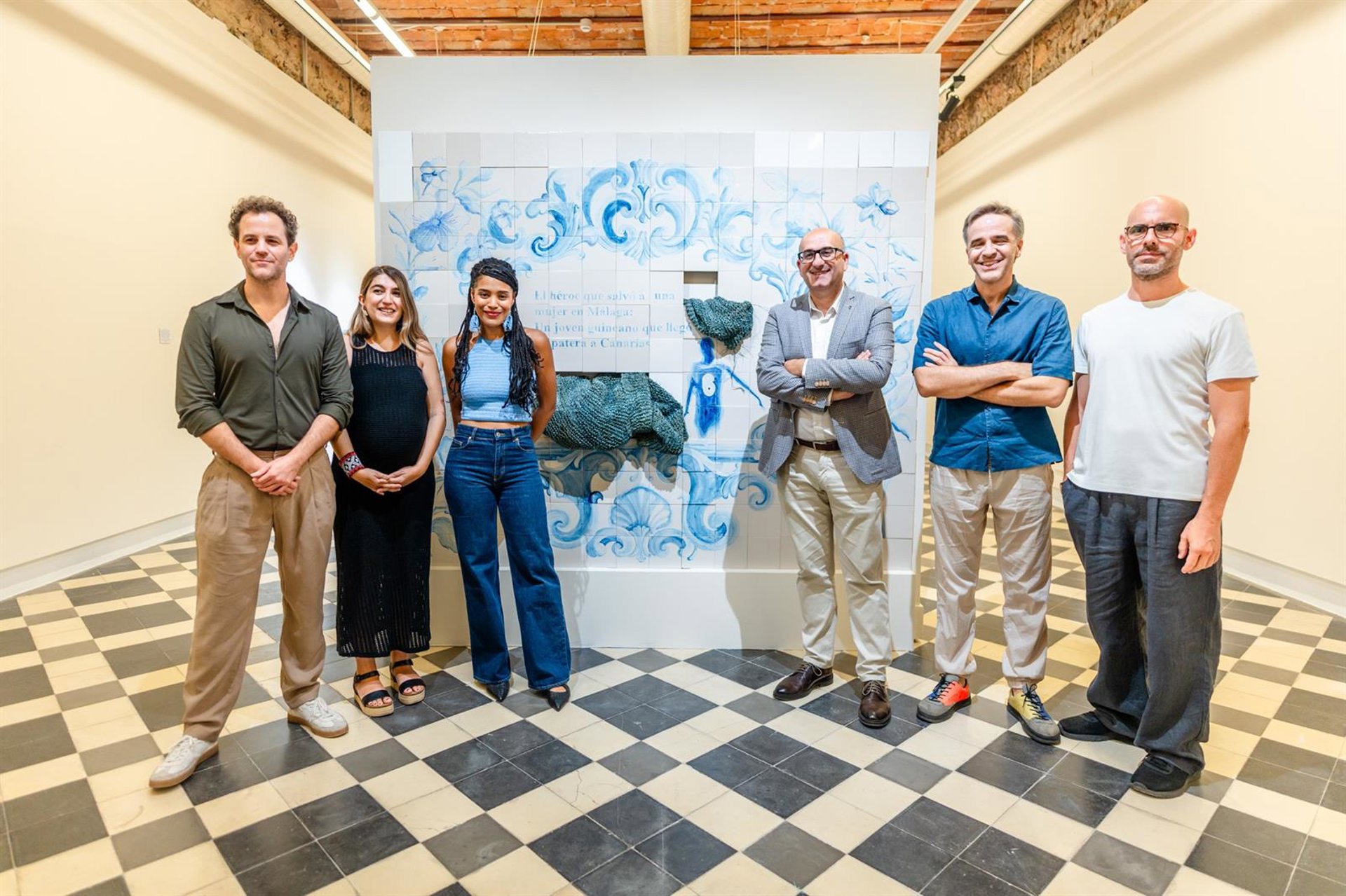 La artista malagueña Carla Hayes teje en La Térmica un diálogo entre la historia del arte y la contemporaneidad