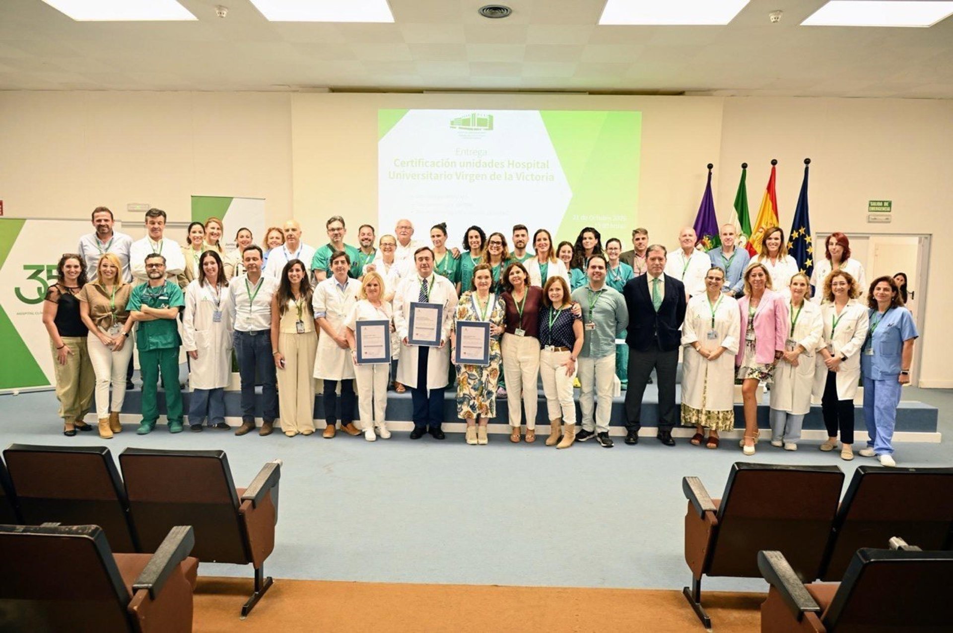 La unidad de Anestesiología y Reanimación del Hospital Clínico alcanza certificación nivel Excelente de ACSA