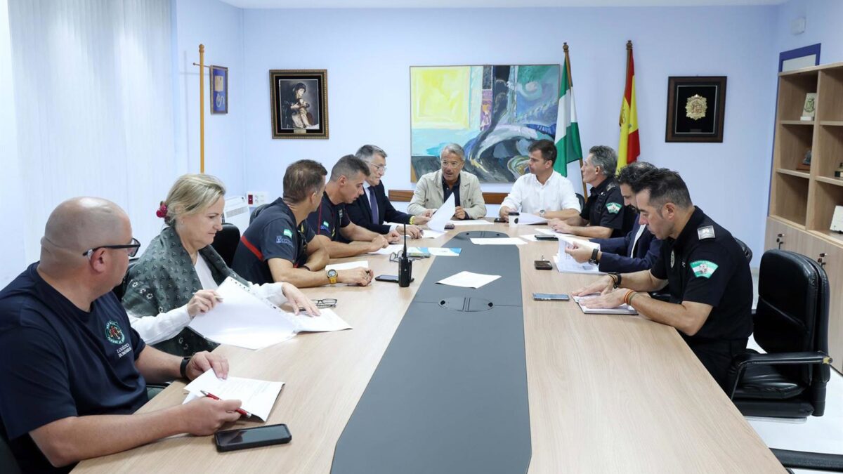 Marbella refuerza su coordinación ante posibles episodios de lluvias torrenciales e inundaciones
