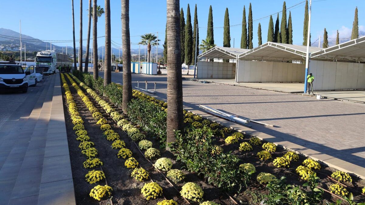 Marbella ultima la adecuación del recinto de La Caridad para la celebración de la Feria de San Pedro Alcántara
