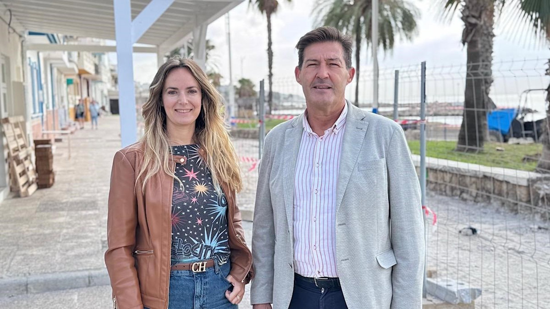 Vox critica "el caos y la falta de planificación" en las obras del paseo marítimo de Pedregalejo