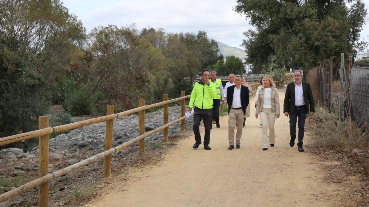 El Ayuntamiento de Marbella avanza en la renaturalización del río Guadaiza con un 85% completado