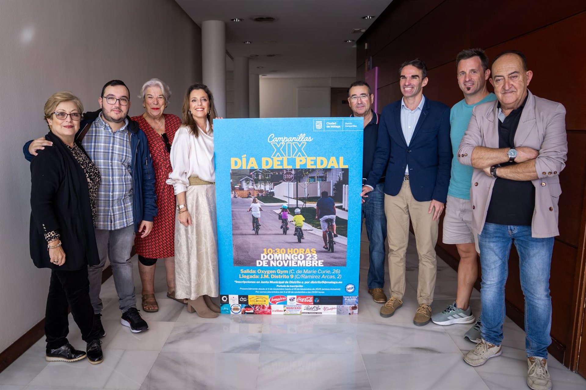 El distrito de Campanillas celebra la XIX edición del Día del Pedal el domingo 23 de noviembre
