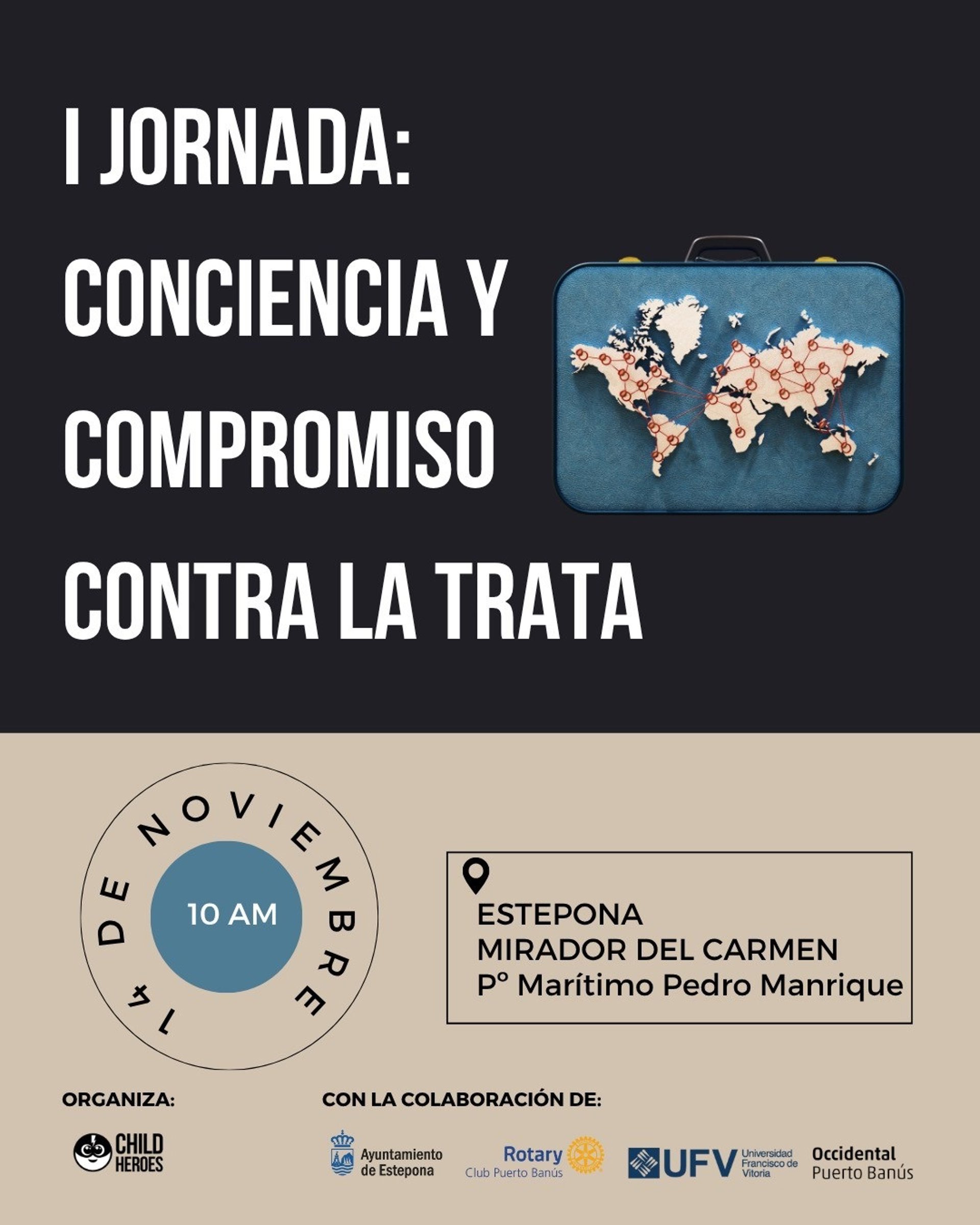 Estepona acoge una jornada de sensibilización contra la trata de personas