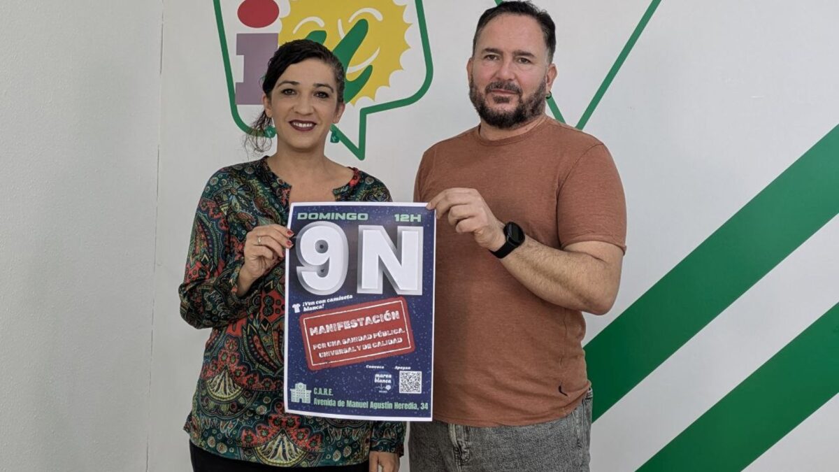 IU anima a la ciudadanía a movilizarse "contra el modelo sanitario de Bonilla" y recuerda que "privatizar mata"