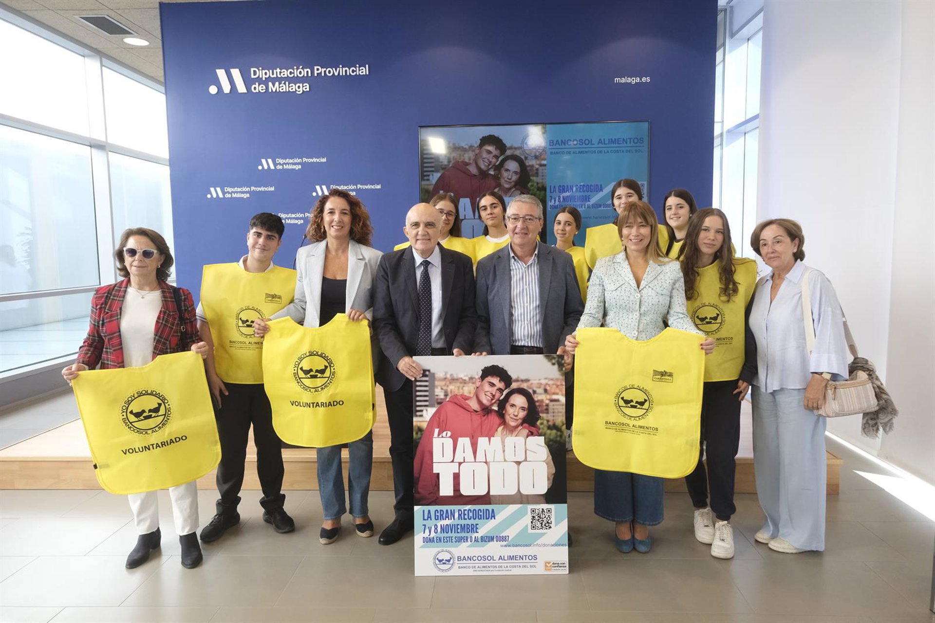 La Diputación impulsa la Gran Recogida de Bancosol, que aspira a recaudar más de 650.000 euros