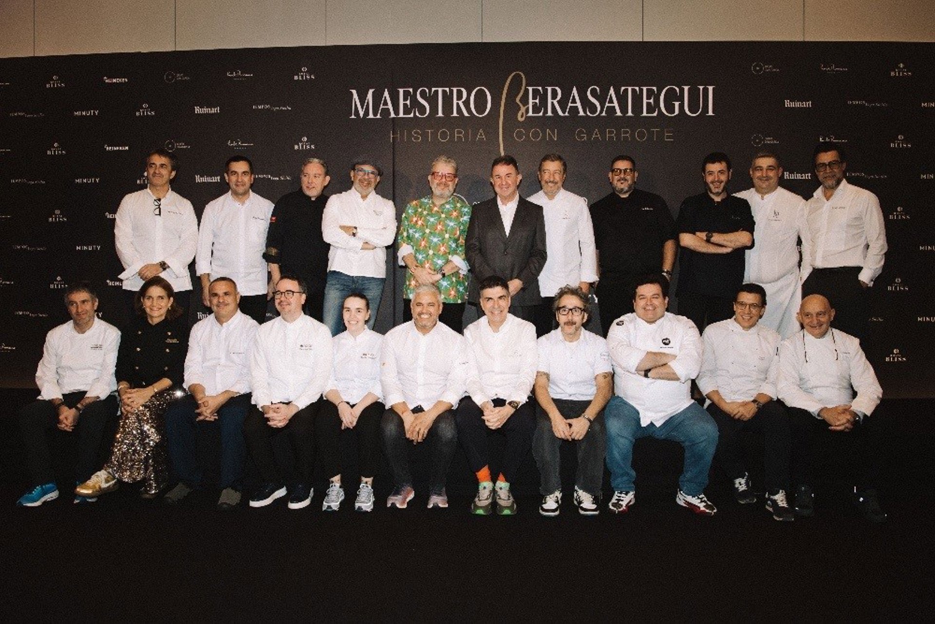 Más de veinte chefs con más de 50 estrellas Michelin homenajean a Martín Berasategui en Marbella