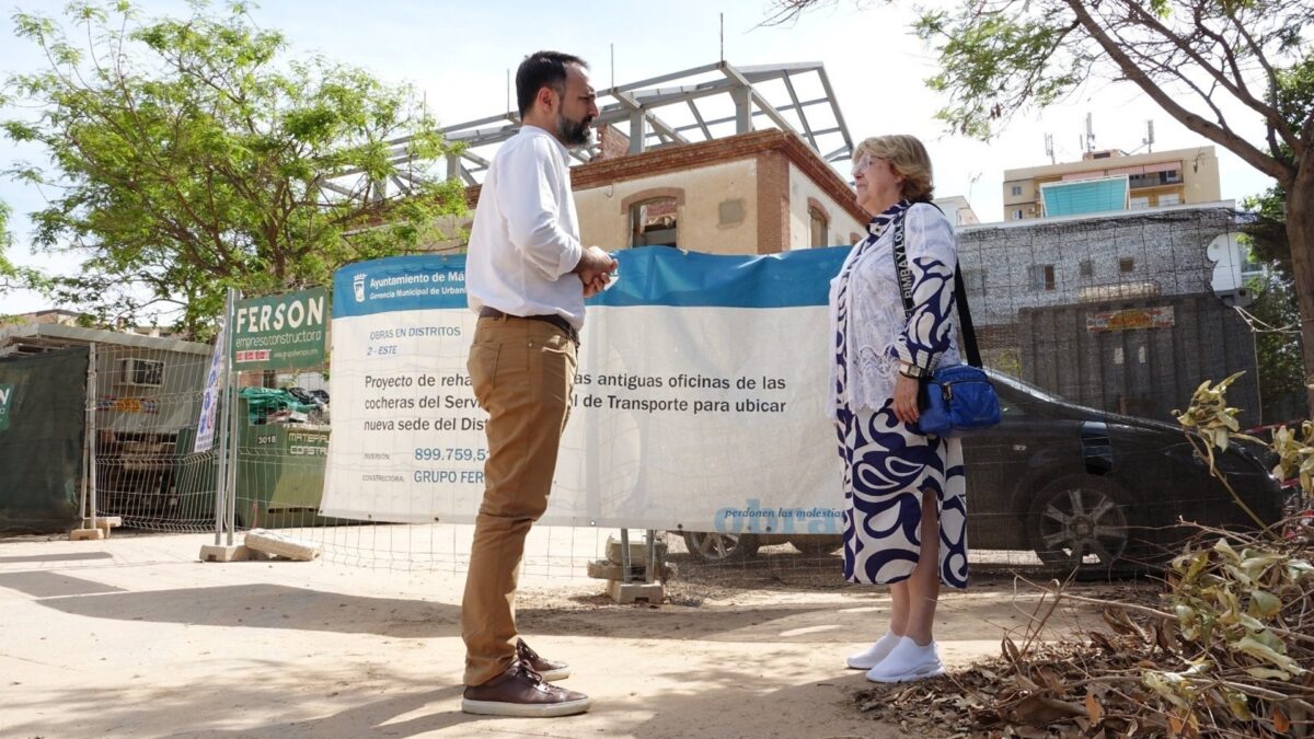 PSOE critica la "oscuridad y descontrol" en las obras de la nueva sede del Distrito Este de la capital