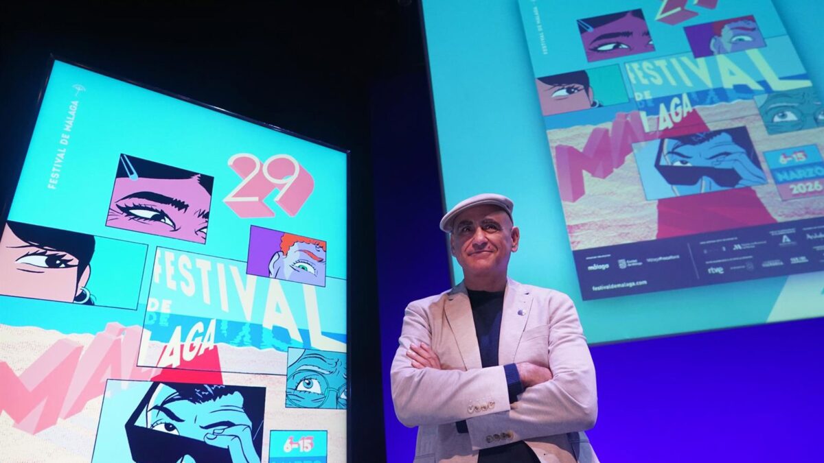 Pepo Pérez, autor del cartel del Festival de Málaga, que celebra la multiculturalidad y pone rumbo al mar