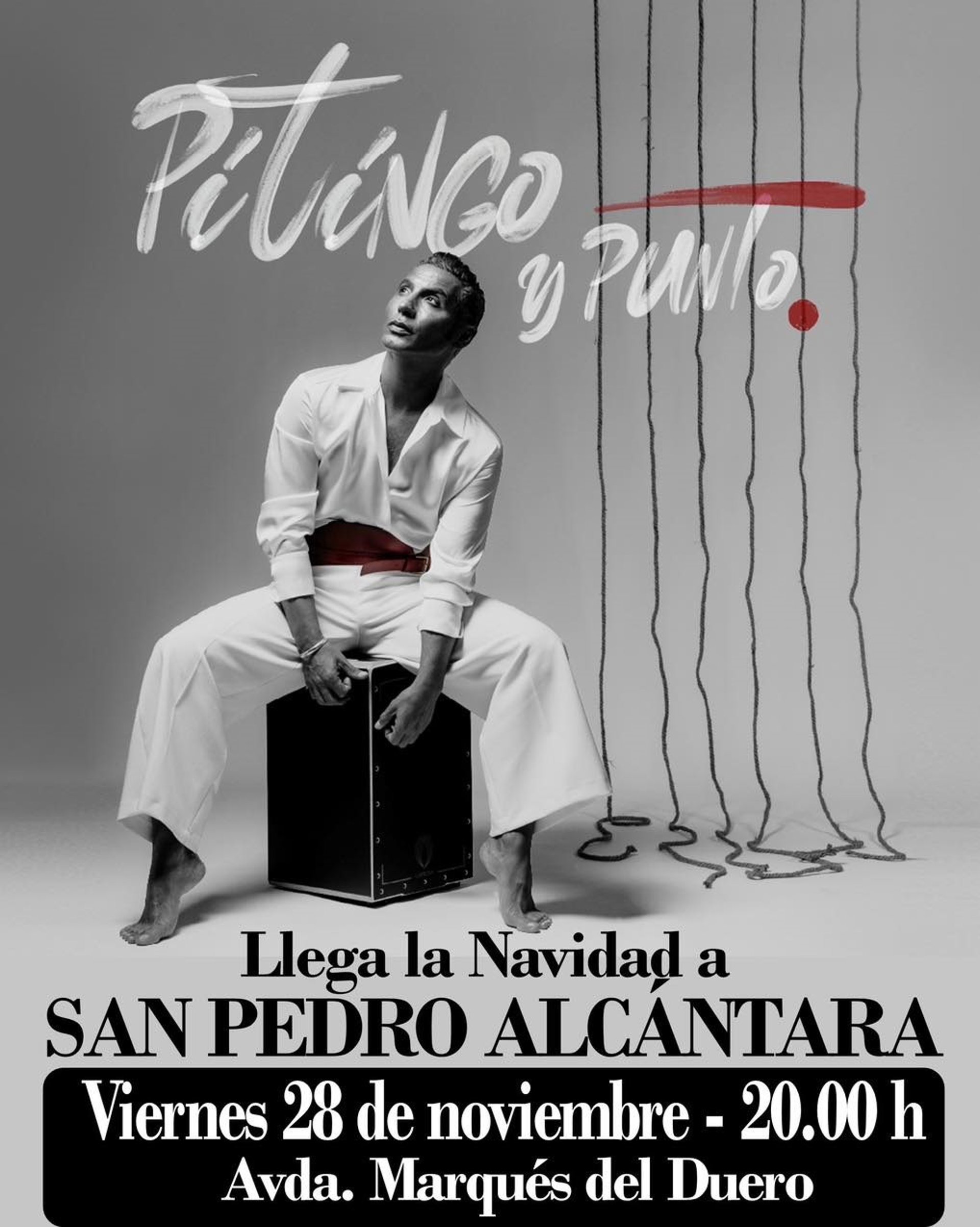 San Pedro y Nueva Andalucía, en Marbella, inauguran el viernes sus luces de Navidad con un concierto de Pitingo