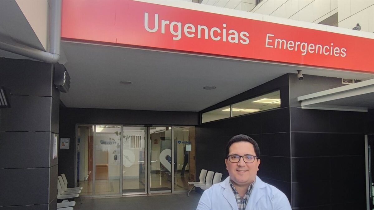 El doctor Diego Toledo, nuevo coordinador del Área de Urgencias del Hospital Vithas Málaga
