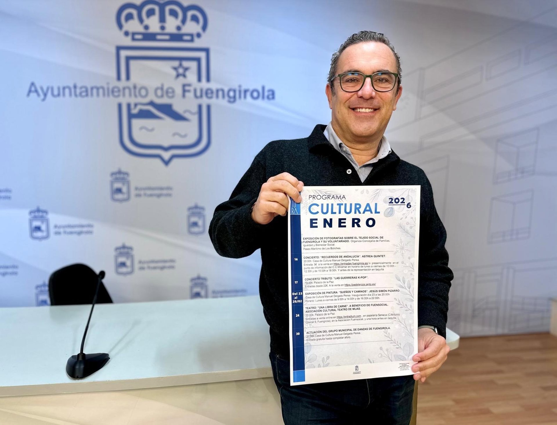 Fuengirola organiza seis actividades culturales para todos los públicos en la segunda quincena de enero