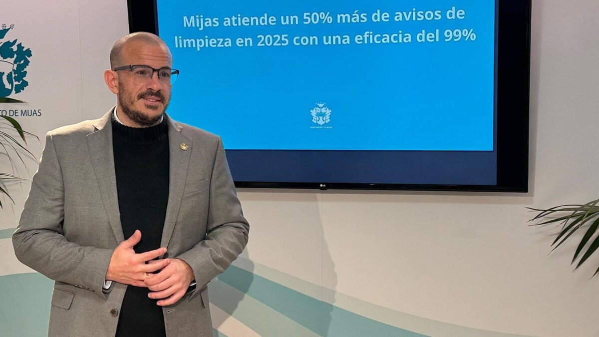Mijas atiende casi un 50% más de avisos de limpieza en 2025 y registra una eficacia del 99%