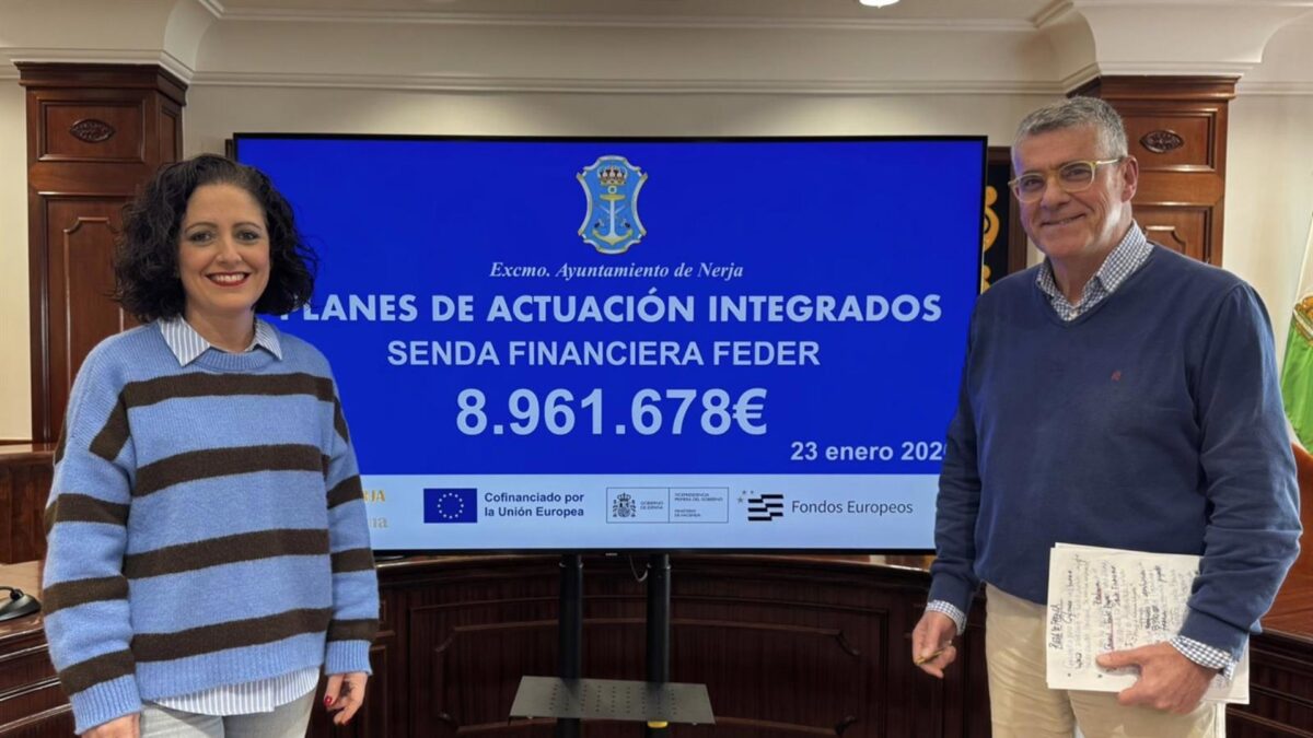 Nerja recibe 8,9 millones de fondos europeos para proyectos estratégicos y de sostenibilidad