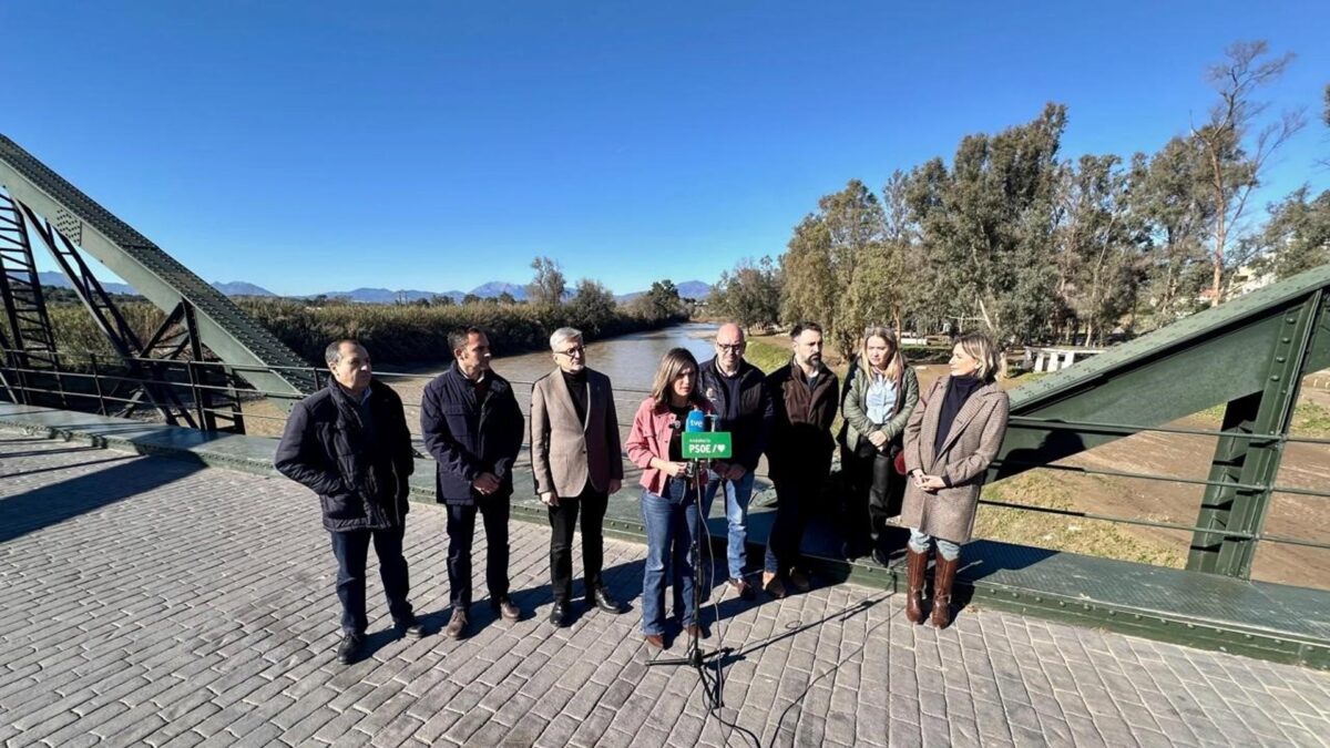 PSOE-A visita Cártama y pide "colaboración institucional" entre Junta y Gobierno ante los daños por el temporal
