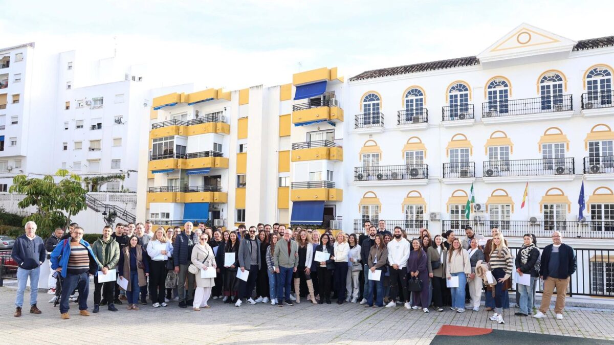 El Ayuntamiento de Marbella formaliza la adjudicación de 84 VPO a los beneficiarios en San Pedro Alcántara