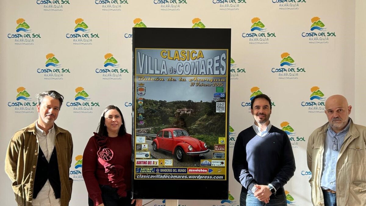 La Clásica Villa de Comares reúne a 65 vehículos históricos que recorrerán las carreteras de la Axarquía