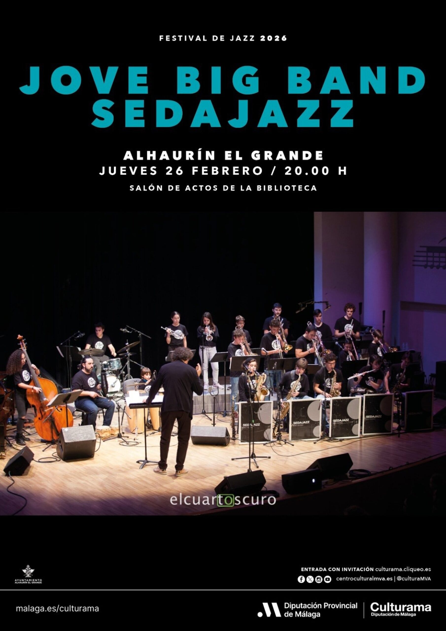 La Jove Big Band Sedajazz llega a Alhaurín el Grande dentro del Festival de Jazz 2026