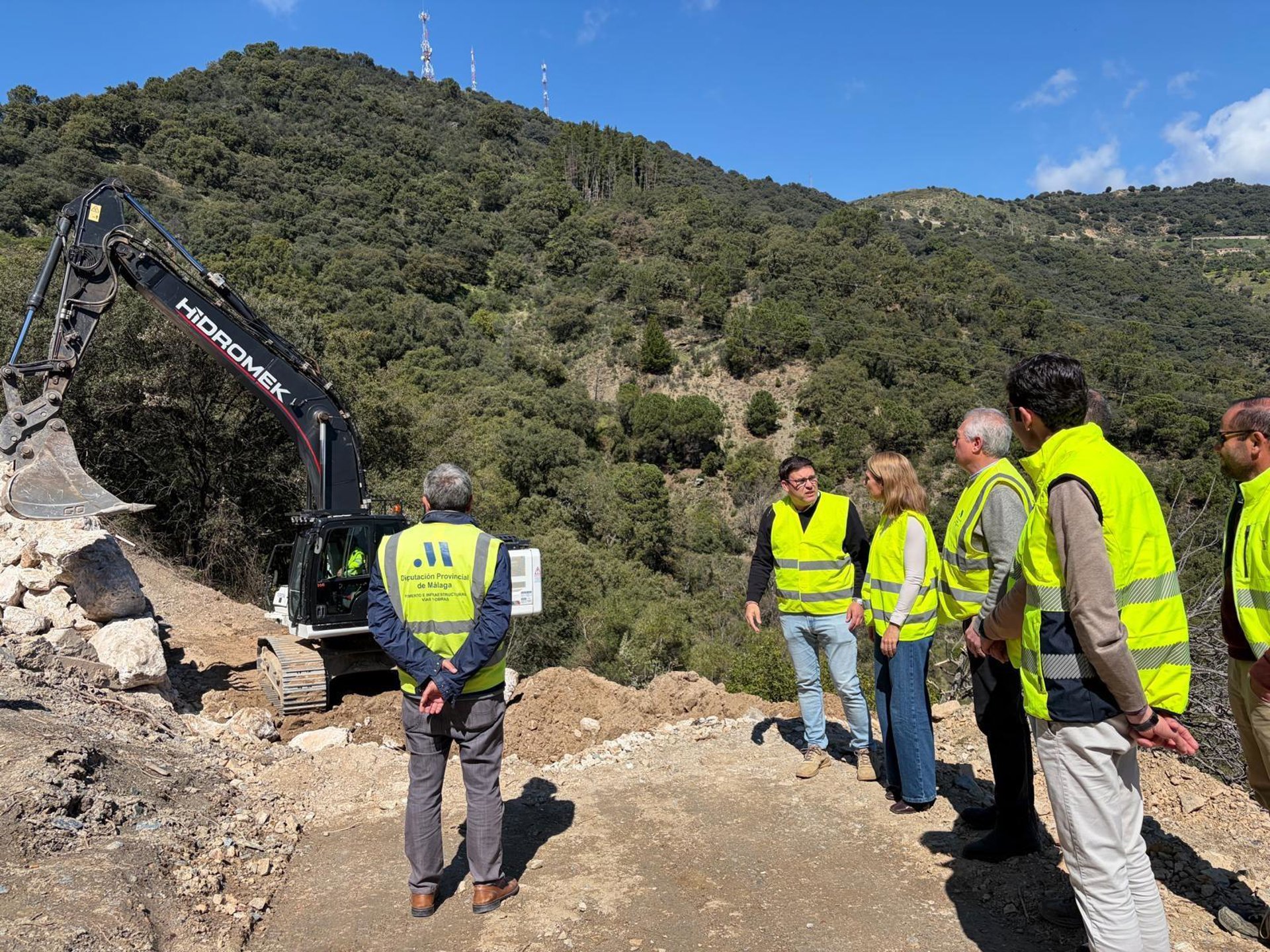 Diputación invierte 4,2 millones en arreglo de 14 carreteras de la Serranía de Ronda afectadas por temporales