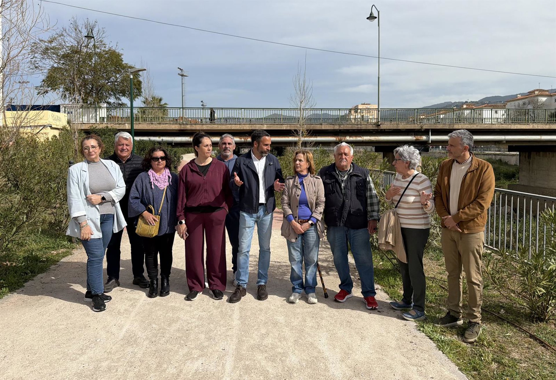 El PSOE califica de "fantasmada" los puentes-plaza para el Guadalmedina