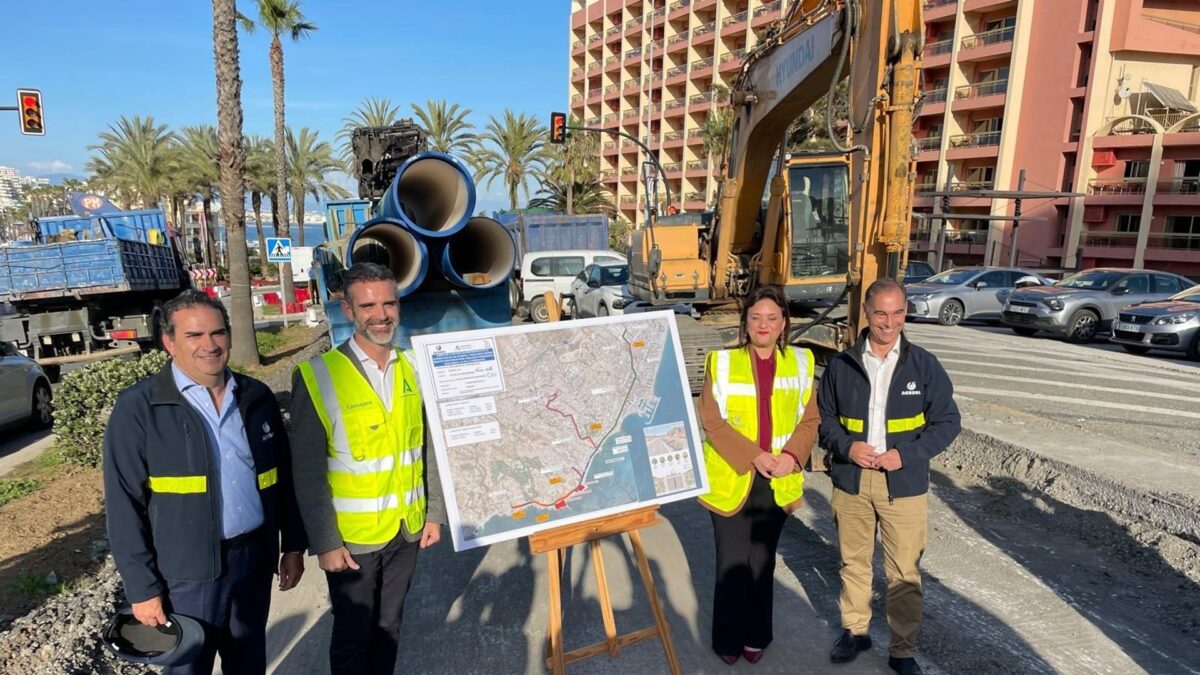 El nuevo tramo de la Autovía del Agua entre Benalmádena y Torremolinos están ya al 20% de ejecución