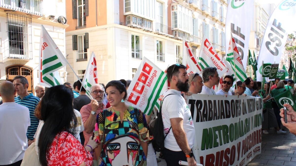 IU exige a Moreno que "busque hueco entre trono y trono" y "dé una solución a trabajadores en huelga de metro
