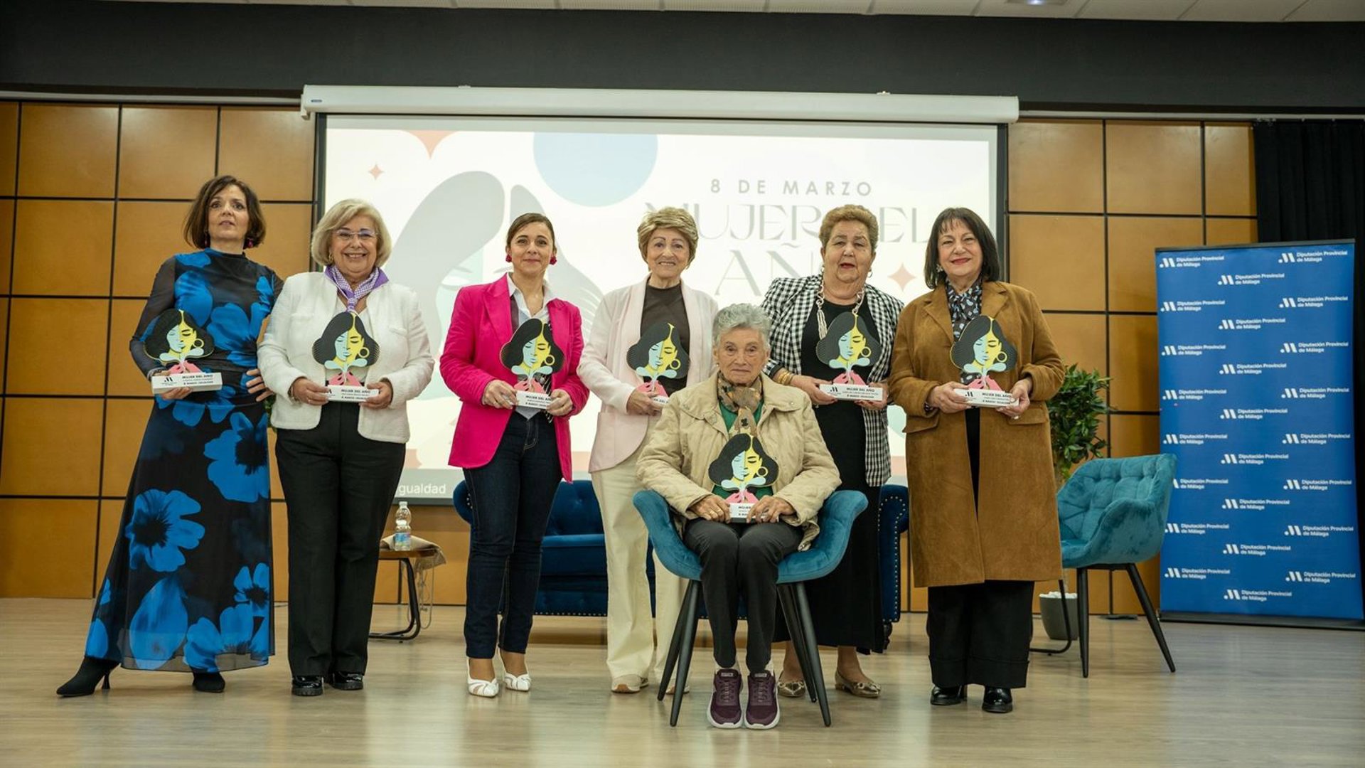 La Diputación reconoce a siete mujeres por su impulso a la igualdad de oportunidades en sus municipios