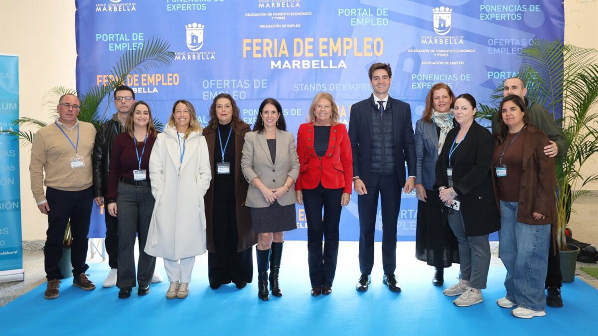 La alcaldesa de Marbella "el crecimiento y la consolidación" de la Feria de Empleo en su octava edición