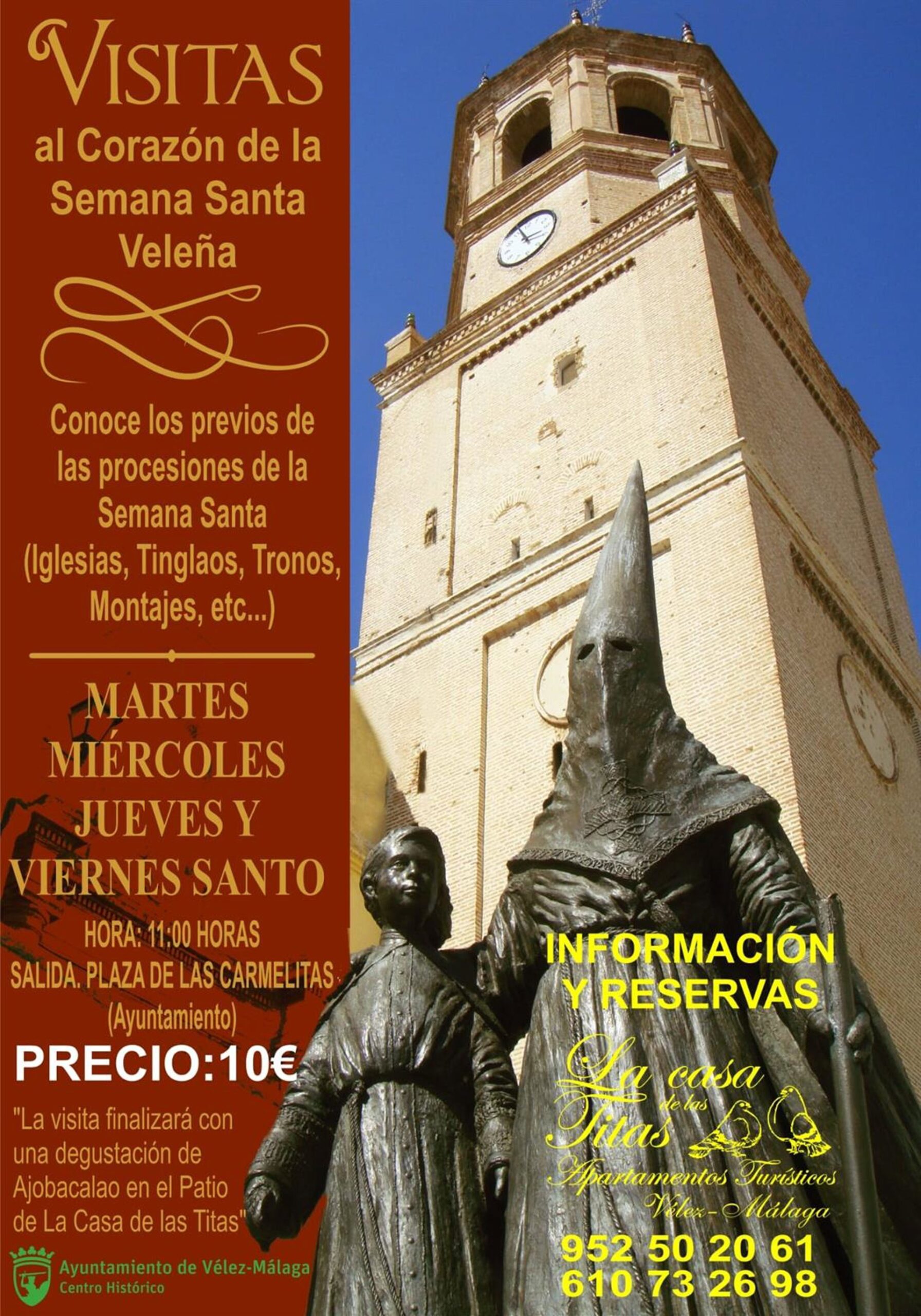 Vélez-Málaga celebra visitas guiadas para profundizar en las tradiciones de sus 19 cofradías