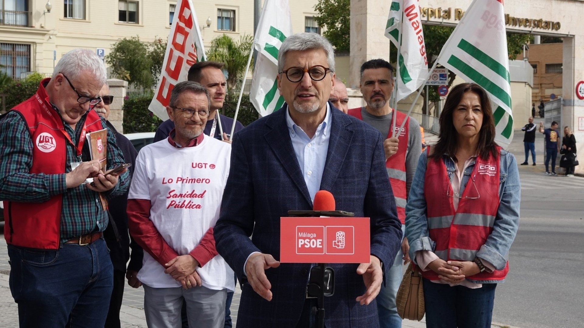 Aguilar (PSOE) alerta de que "ningún español tarda tanto como un andaluz en entrar en quirófano"