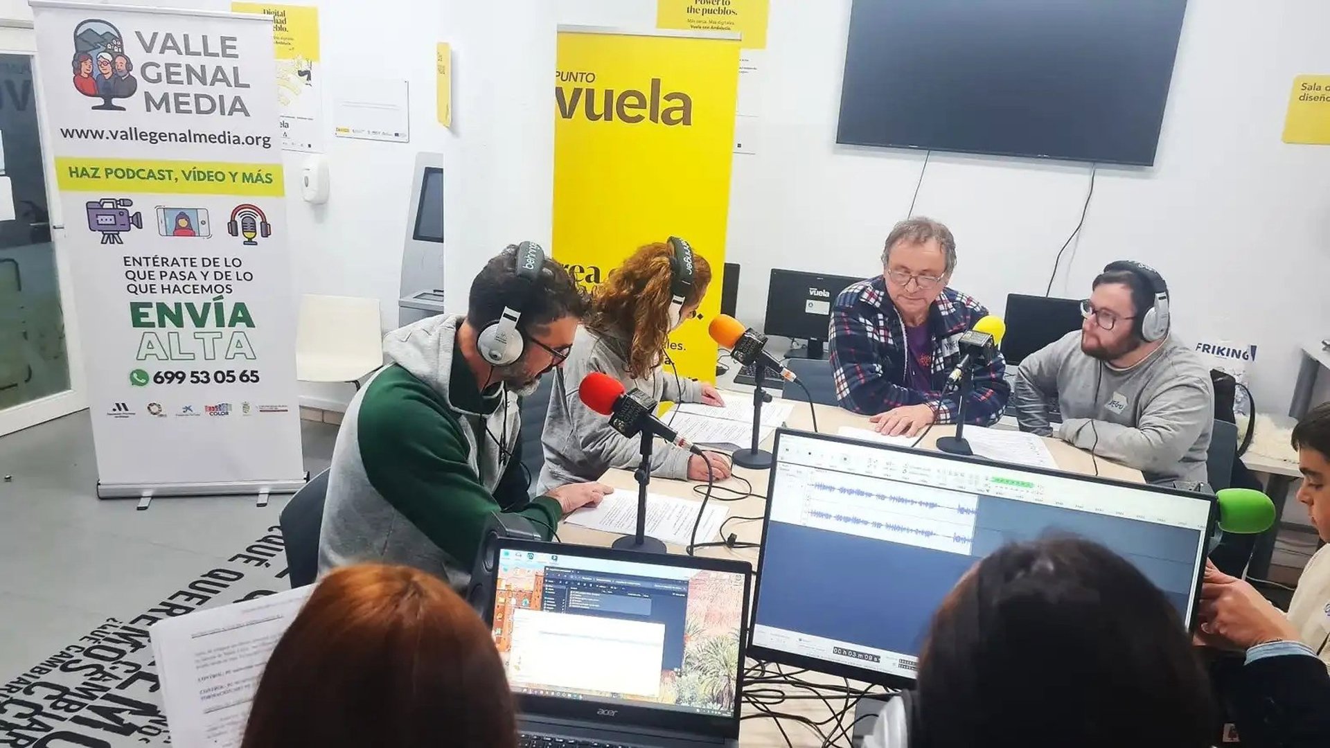 Arranca un nuevo punto de podcast en el Alpandeire para reforzar la innovación digital en el Valle del Genal