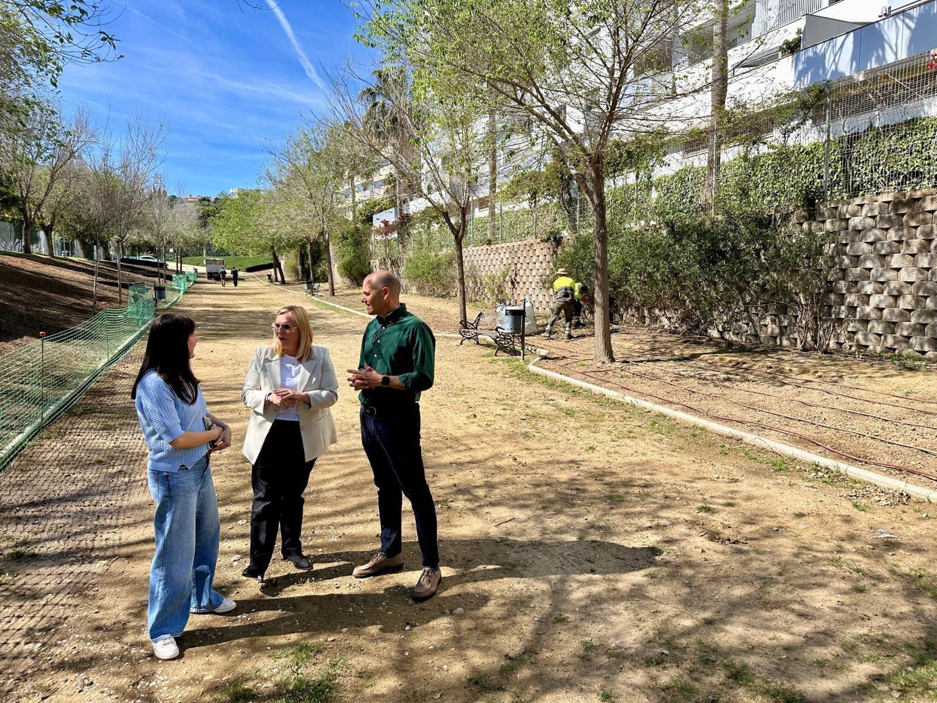 El Ayuntamiento de Fuengirola renueva el Parque Aromático de Miramar