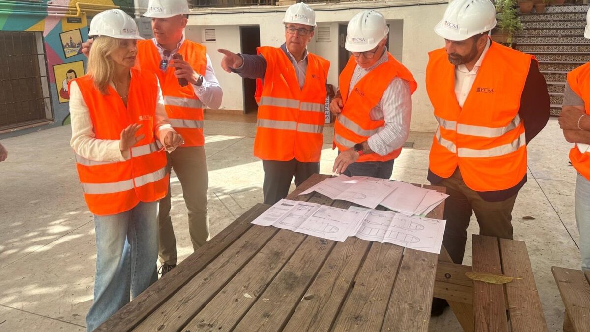 El IES Vicente Espinel de Málaga comienza las obras de reforma y mejora del salón de actos
