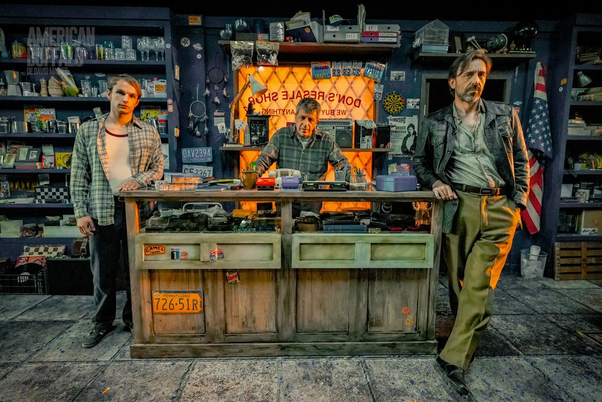 El Teatro del Soho de Málaga recibe a 'American Buffalo' este viernes