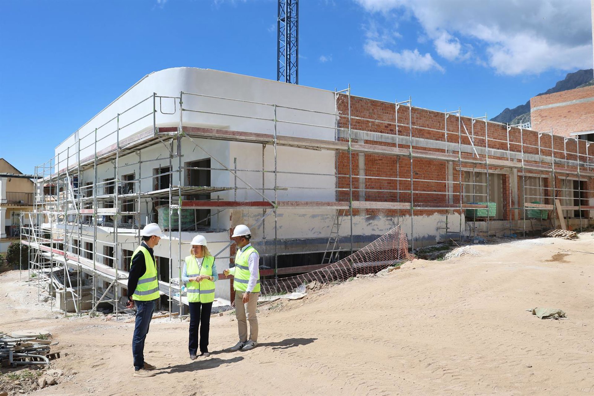Las obras de la residencia pública de mayores del Trapiche del Prado de Marbella superan el 85% de su ejecución