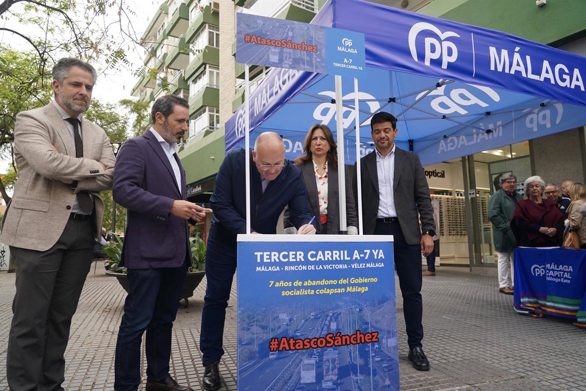 PP se compromete con el tercer carril en zona este con un gobierno de Feijóo y revertir "abandono" de Sánchez