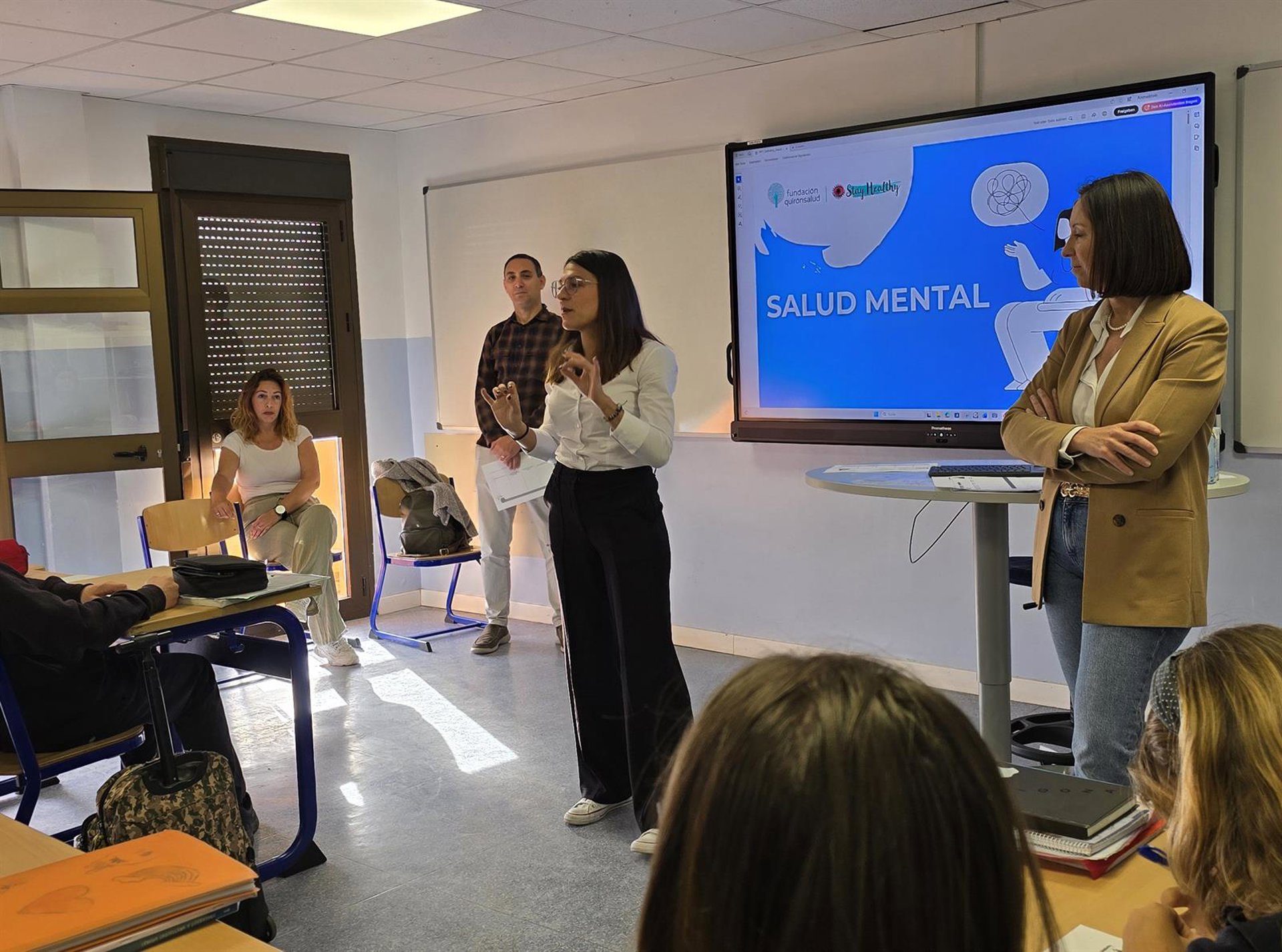 Profesionales de Quirónsalud Marbella forman sobre salud mental y prevención de acoso a niños del colegio Alemán