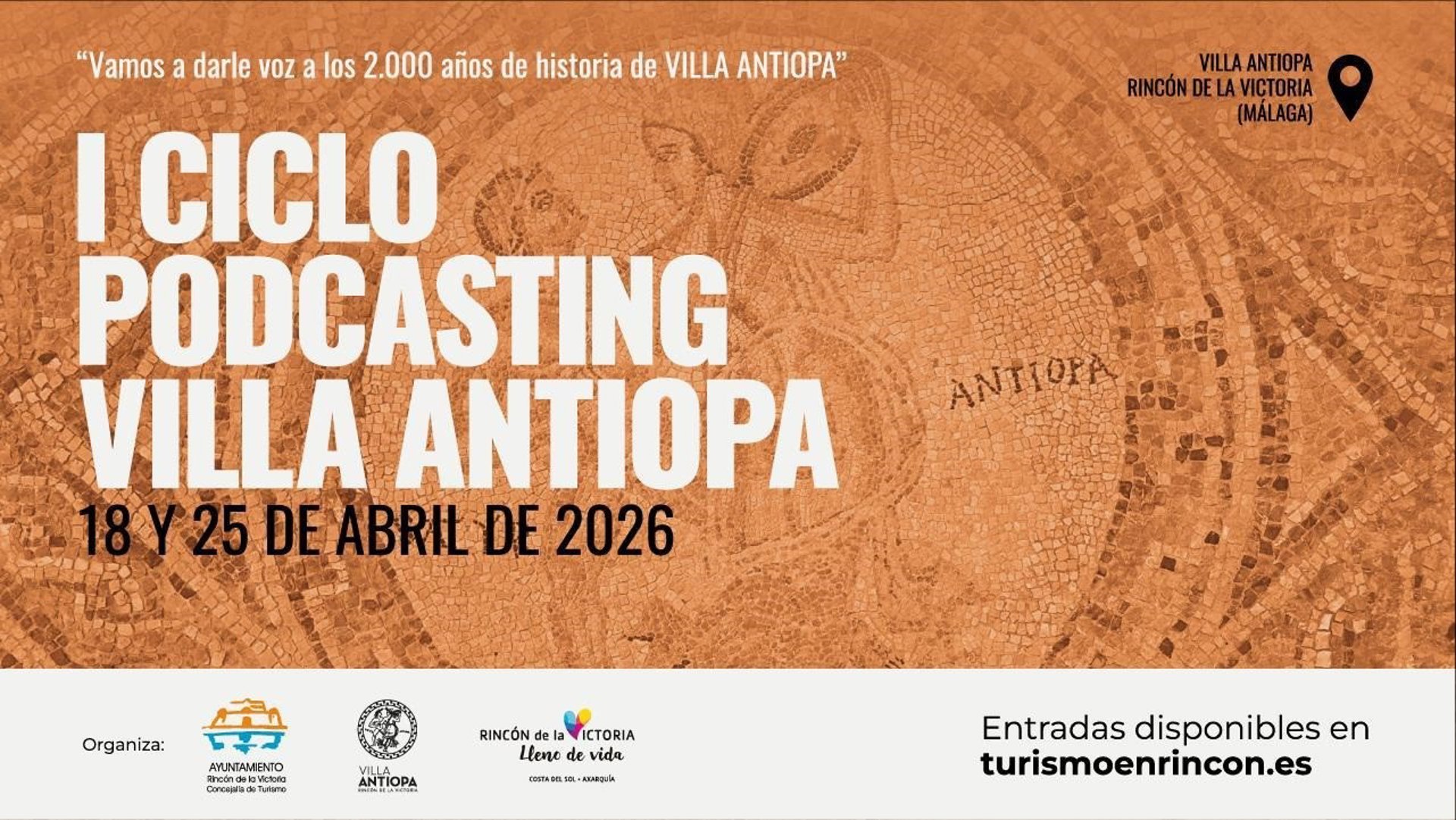 Rincón de la Victoria abre el plazo de inscripciones para el Ciclo de Podcasting Villa Antiopa