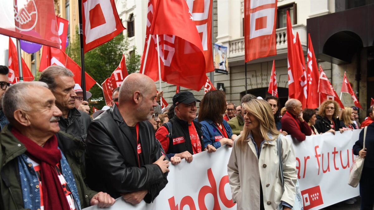 Sordo (CCOO) y Álvarez (UGT) participarán este año en la manifestación del 1º de mayo de Málaga