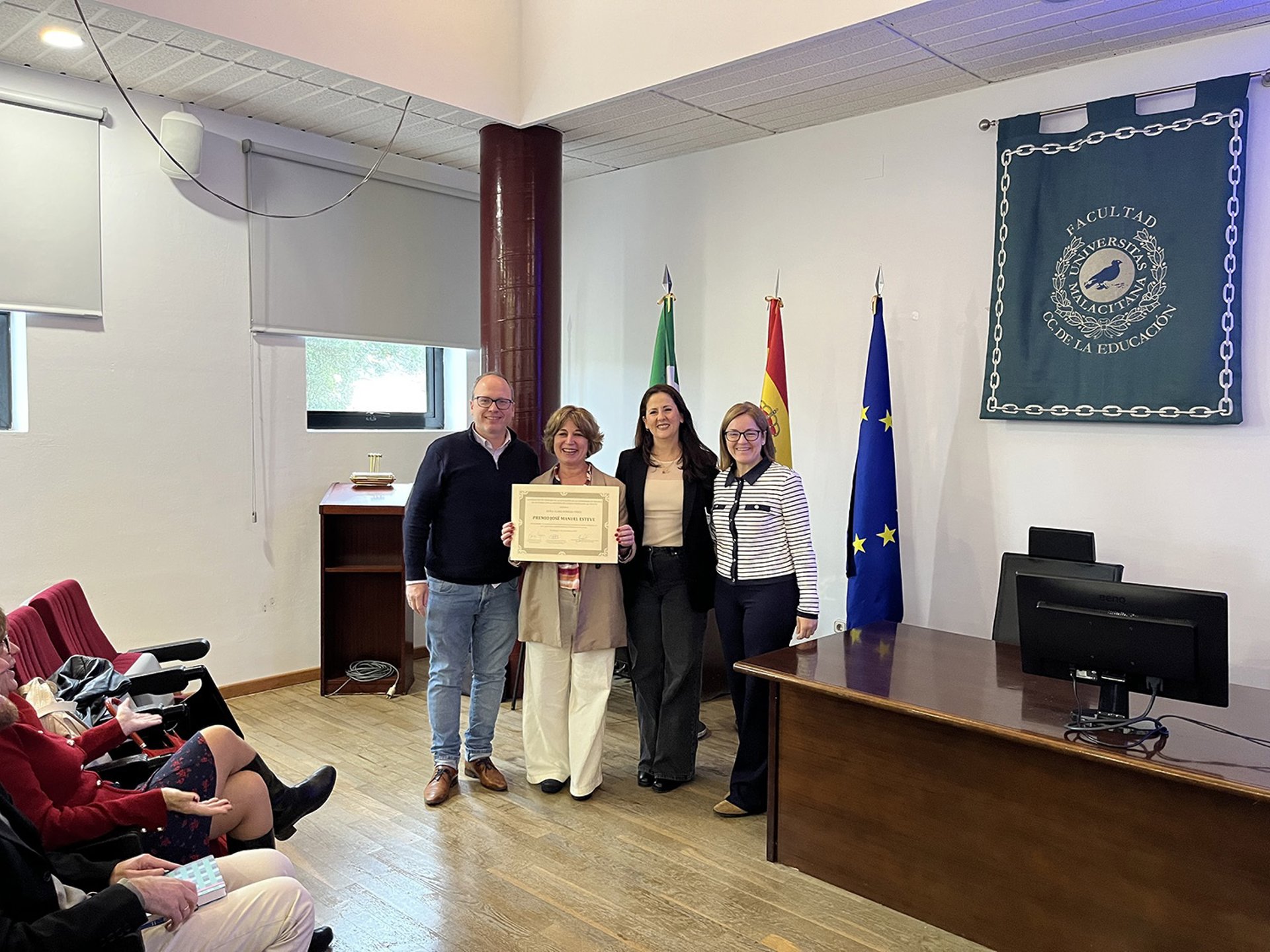 Un trabajo sobre arquitectura emocional de la educación, premio José Manuel Esteve de la UMA en su 15 edición