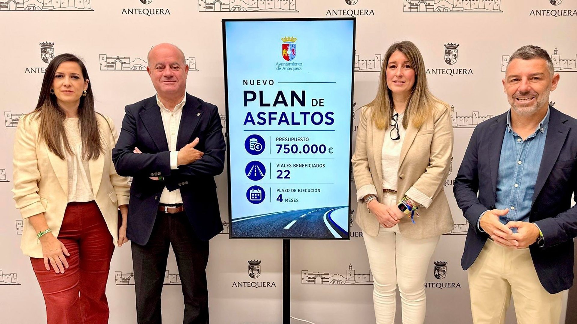 Antequera impulsa un nuevo plan de asfaltos con 750.000 euros de inversión para actuar en 22 viales