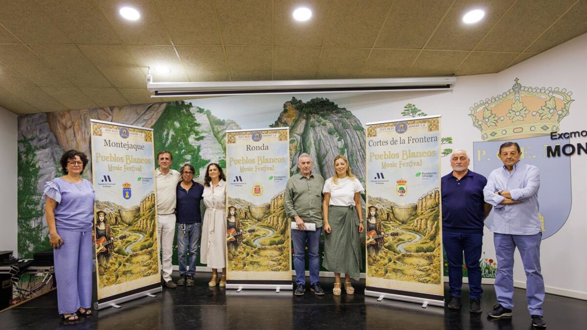 Diputación impulsa Pueblos Blancos Music Festival, que se celebra en Montejaque, Ronda y Cortes de la Frontera