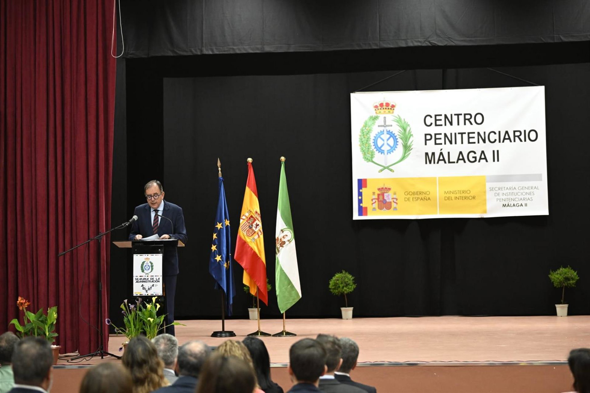 El secretario de Instituciones Penitenciarias abre la jornada sobre el trabajo en la cárcel de Archidona