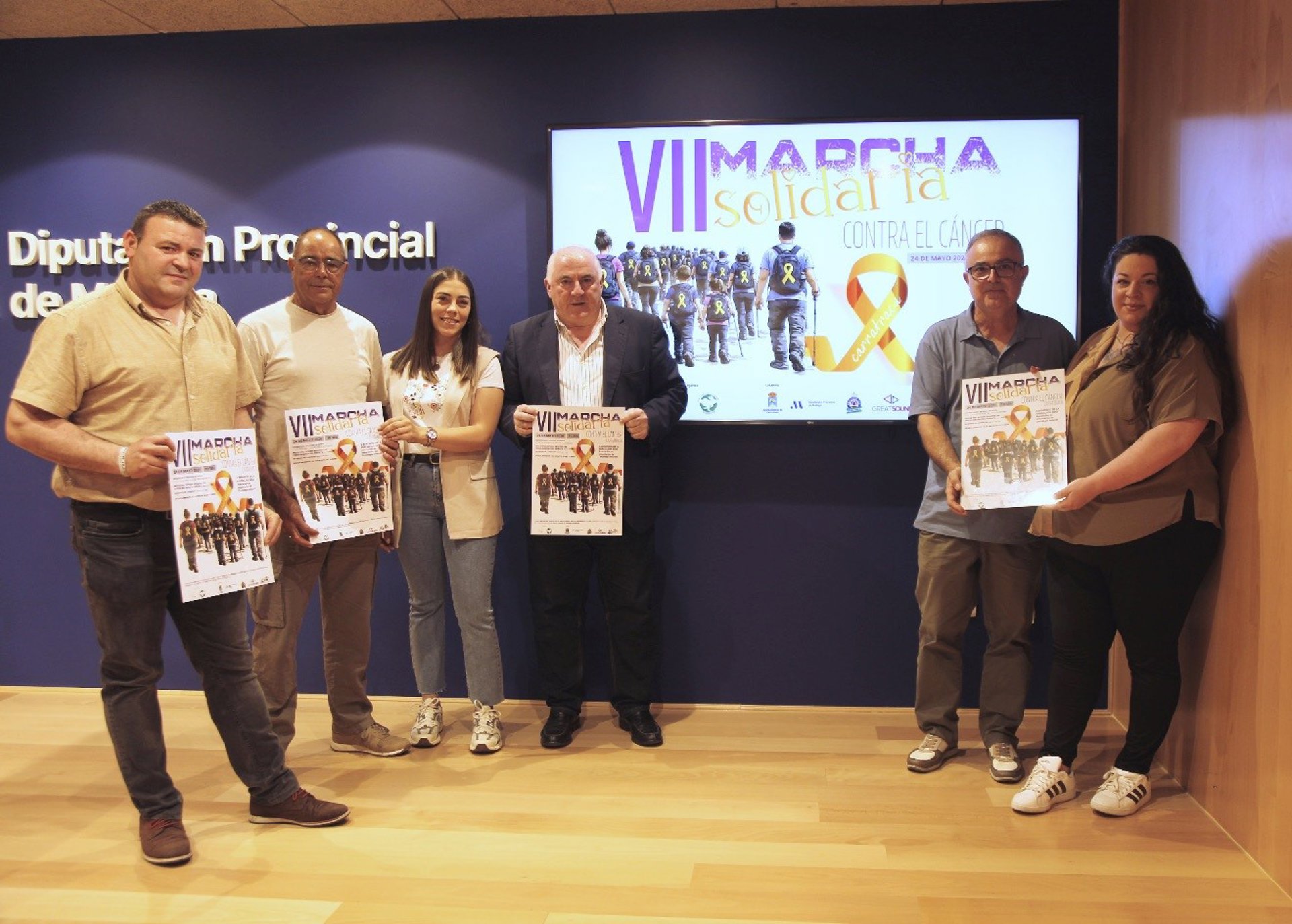 La Diputación de Málaga colabora en la VII Marcha Solidaria contra el Cáncer de Carratraca