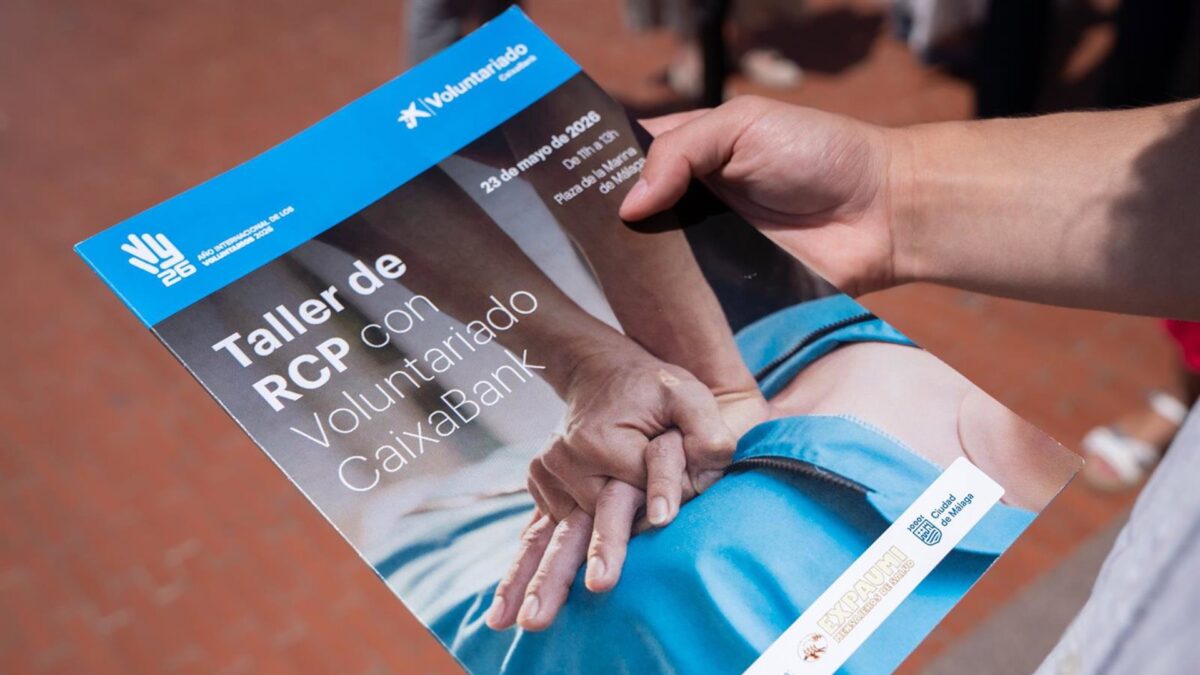 Málaga acoge un taller de reanimación cardiopulmonar y uso de desfibriladores