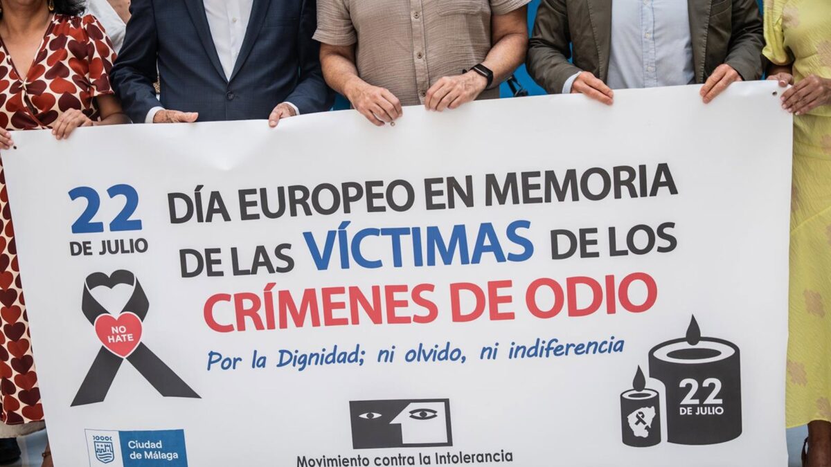 Málaga se suma a la conmemoración del Día Europeo de las Víctimas de los Crímenes de Odio