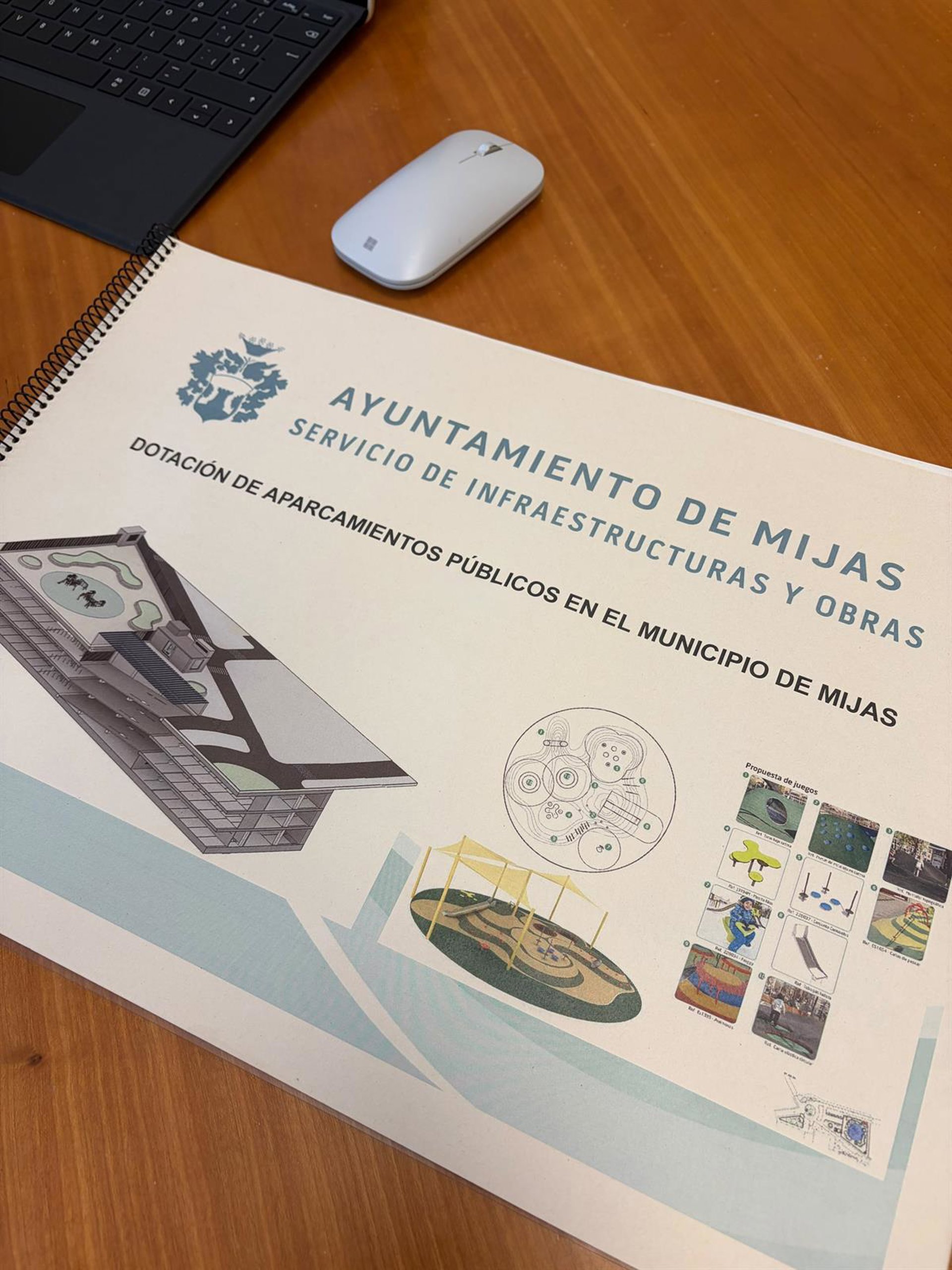 Mijas avanza en su plan de aparcamientos con los proyectos del colegio Indira Gandhi y en el Barrio Santana