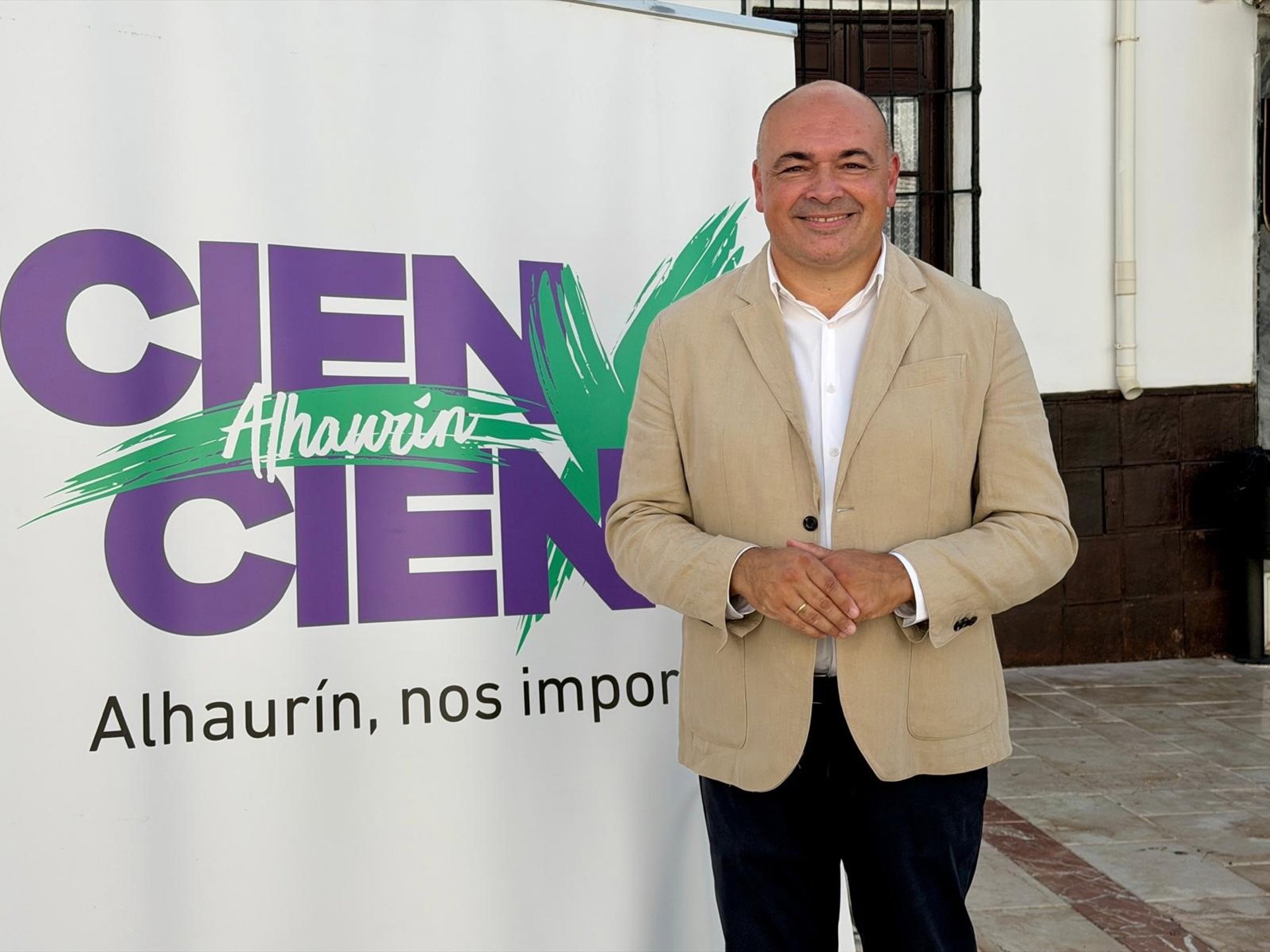 Anthony Bermúdez volverá a ser candidato de 100% Alhaurín a la Alcaldía de Alhaurín el Grande